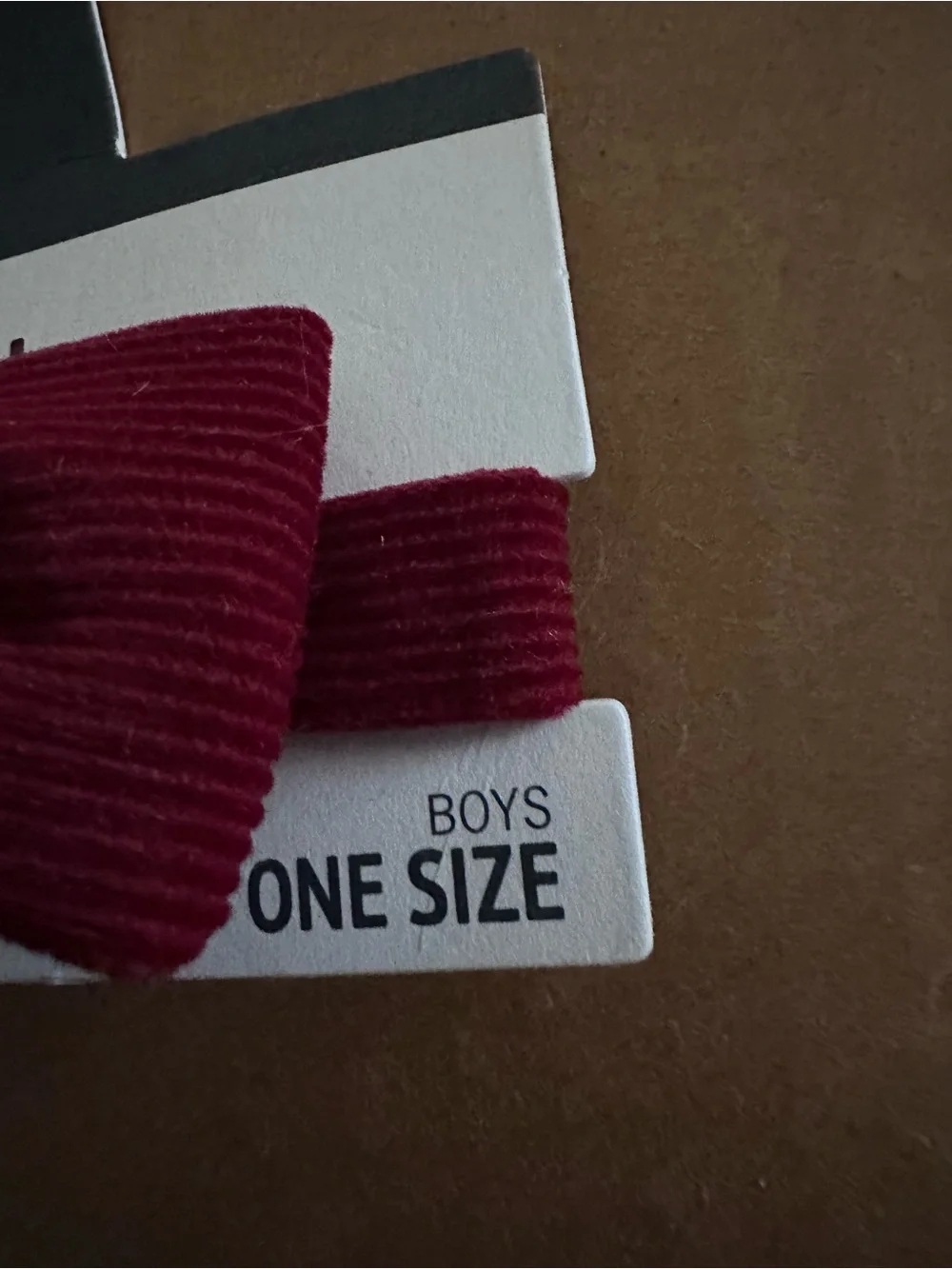 OSHKOSH boys burgundy corduroy bow tie